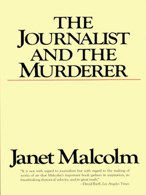 cover image of The Journalist and the Murderer